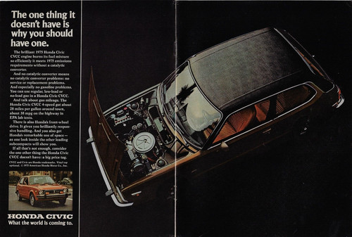 Honda civic cvcc 1975 - cvcc, no